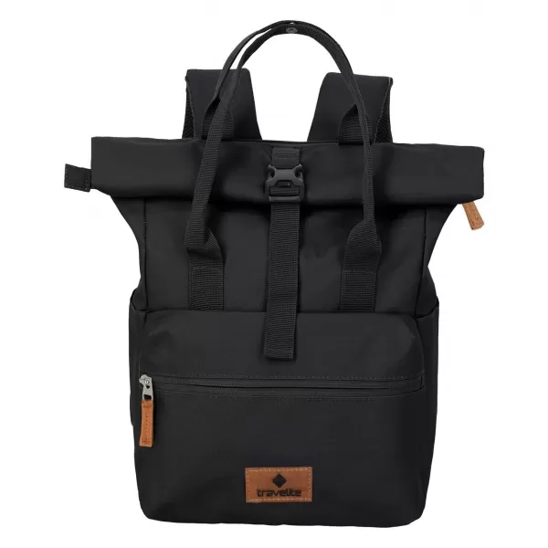  Rucksack TRAVELITE BASICS SHORT HANDLE ROLL-UP SCHWARZ 