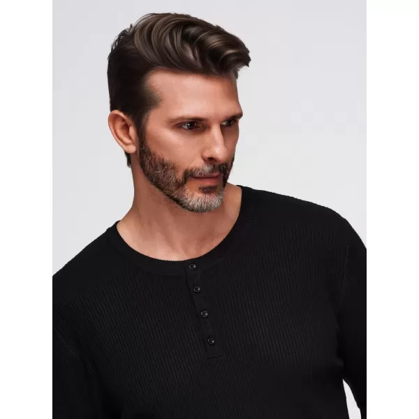  Herrenpullover OMBRE OM-SWSW-0182 SCHWARZ 