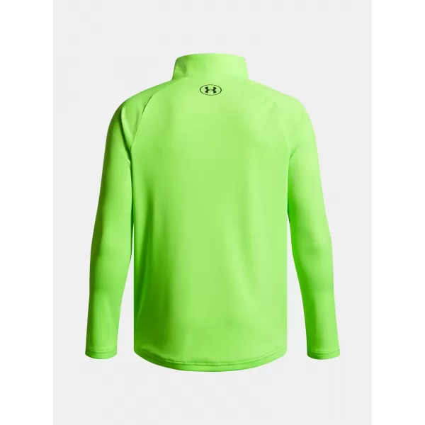  T-Shirt für Jungen UNDER ARMOUR UA TECH 2.0 1/2 ZIP 1363286-389 GRÜN 