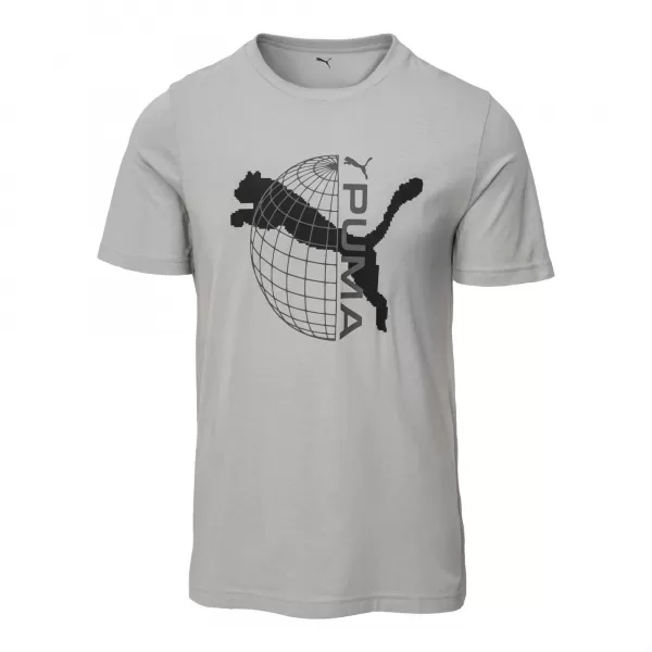  Hemd PUMA TECH GRAPHIC TEE 63219263 GRAUES ECHO 