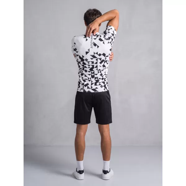  Funktionelle Kompression von Männern t -Shirt Premium ALTISPORT VOJ/ALM108TR04 WEIß 
