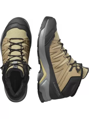 Herrenschuhe SALOMON X-ADVENTURE COLDRUSH WATERPROOF SEETANG/SCHWARZ/ZINN