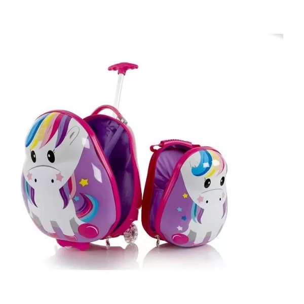  Kofferset HEYS TRAVEL TOTS KIDS EINHORN 