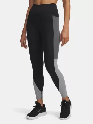 Leggings für Damen UNDER ARMOUR MERIDIAN COLORBLOCK ANKLE LG 6004002-003 SCHWARZ