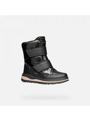 Winterstiefel für Mädchen GEOX ADELHIDE AB J56EWA0LVNFC9999 SCHWARZ