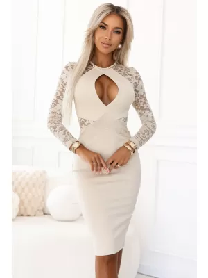 Kleid NUMOCO 621-1 BEIGE