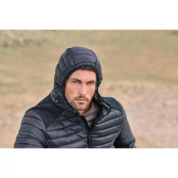  Herrenjacke TEE JAYS | TJ 9610 SCHWARZ/SCHWARZ MELANGE 
