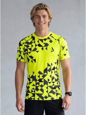 Funktionelle Kompression von Männern t -Shirt Premium ALTISPORT VOJ/ALM108TR04 NEON