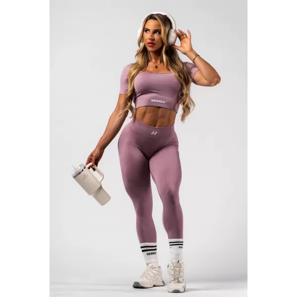  Formendes nahtloses Crop-Top FLOW SEAMLESS 499 PINK Nebbia 