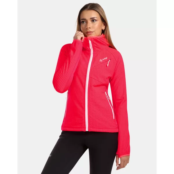 Fleece-Sweatshirt für Damen KILPI FRENSIS-W ZL0203KI ROSA 