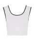 Damen-Tanktop URBAN CLASSICS TB7486A WEIß/SCHWARZ/WEIß/SCHWARZ