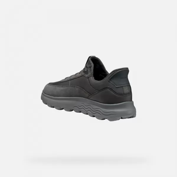  Herren-Sneaker GEOX SPHERICA PLUS G011478 DUNKELGRAU 