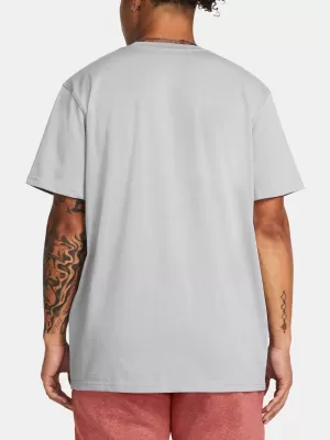 Herren-T-Shirt UNDER ARMOUR UA HW ARMOUR LABEL SS 1382831-011 GRAU