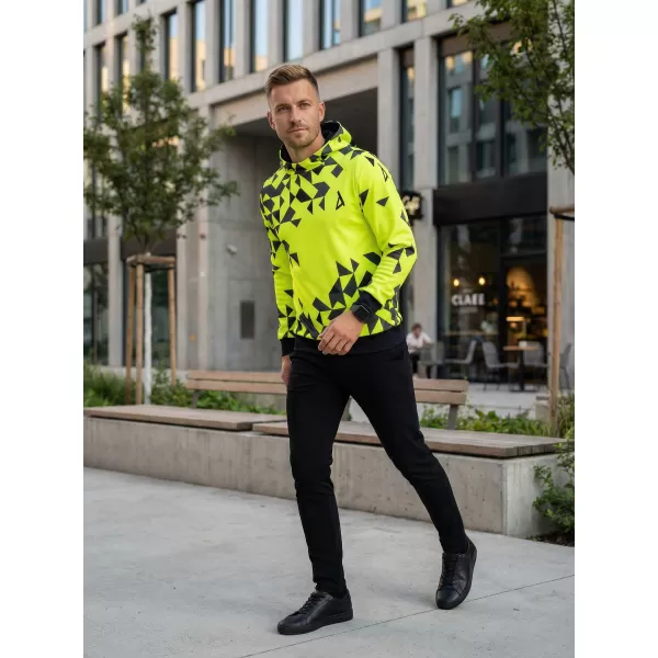  Hochwertiges Funktions-Sweatshirt für Herren ALTISPORT VOJ/ALM108MI01 NEONGELB 