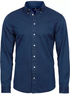 Herrenhemd TEE JAYS | TJ 4002 INDIGOBLAU