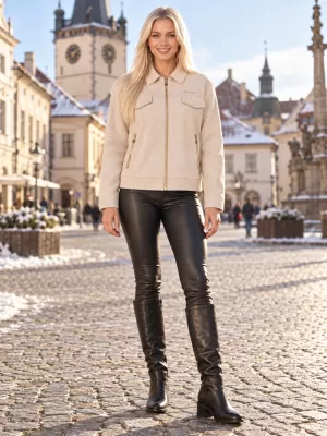 Damen-Sweatshirt KIXMI VERITY HELLBEIGE