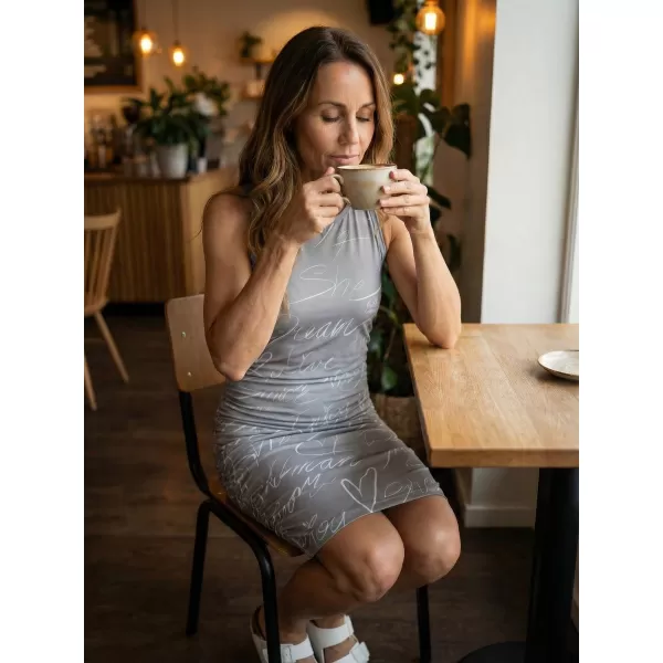  Premium-Kleid für Damen ALTISPORT VOJ/ALW084SAT03 BEIGE 