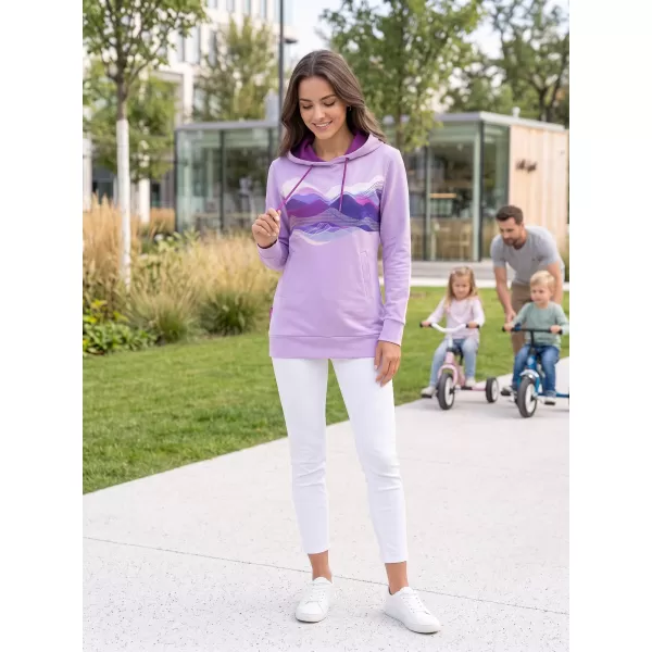  Damen-Sweatshirt ALTISPORT GAE HELLVIOLETT 