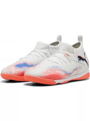 Babyschuhe PUMA FUTURE 8 MATCH IT + MID JR 10861701 WHITE/ WEIß/PUMA SCHWARZ/ROT LEUCHTEND