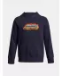 Jungen-Sweatshirt UNDER ARMOUR UA RIVAL FLC FLAMIN WDMRK HD 6003781-403 BLAU