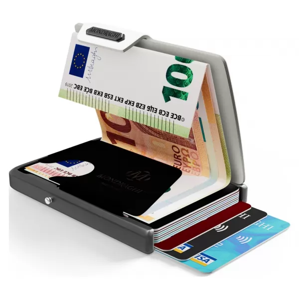  Geldbörse MONDRAGHI SAFFIANO WEIß 