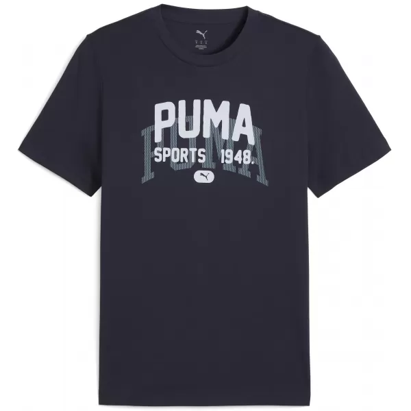  Hemd PUMA GRAPHIC VARSITY TEE 68803516 NEUE MARINE 