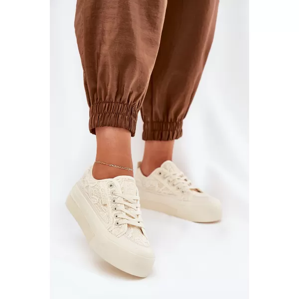  BIG STAR Damenschuhe RR274630 BEIGE Big Star Schuhe 