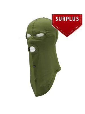 Eine Puppe PENTAGON BALAKLAVA 3 HOLES K14015 OLIVGRÜN