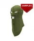 Eine Puppe PENTAGON BALAKLAVA 3 HOLES K14015 OLIVGRÜN