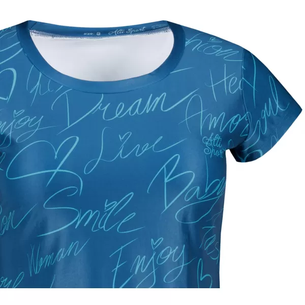  Damen Freizeitshirt Premium ALTISPORT VOJ/ALW084TR06 BLAU 