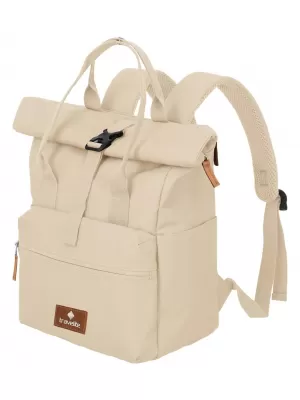 Rucksack TRAVELITE BASICS SHORT HANDLE ROLL-UP CREMEFARBEN