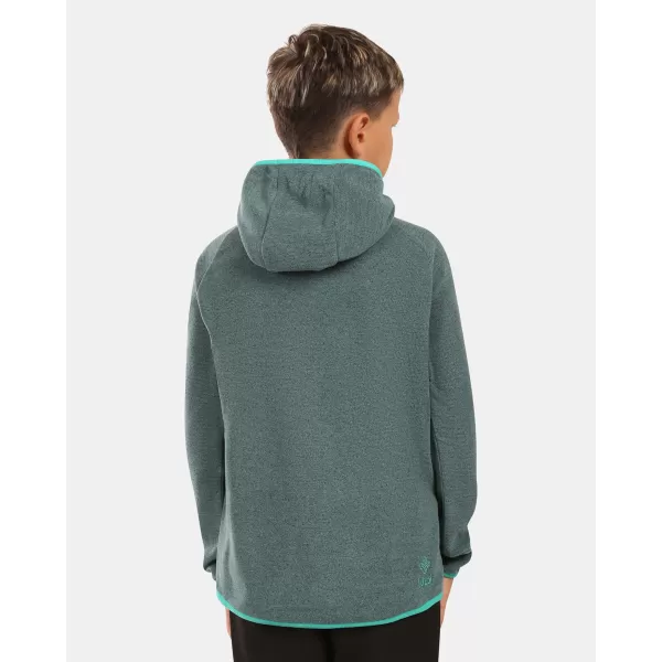  Fleece-Sweatshirt für Jungen KILPI FLOND-JB ZJ0202KI GRÜN 