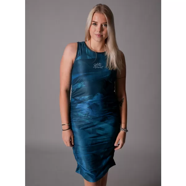  Premium-Kleid für Damen ALTISPORT VOJ/ALW096SAT03 KEROSIN 