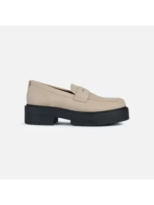 Damenmokassins GEOX SPHERICA EC7 BEIGE