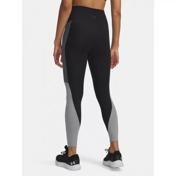  Leggings für Damen UNDER ARMOUR MERIDIAN COLORBLOCK ANKLE LG 6004002-003 SCHWARZ 