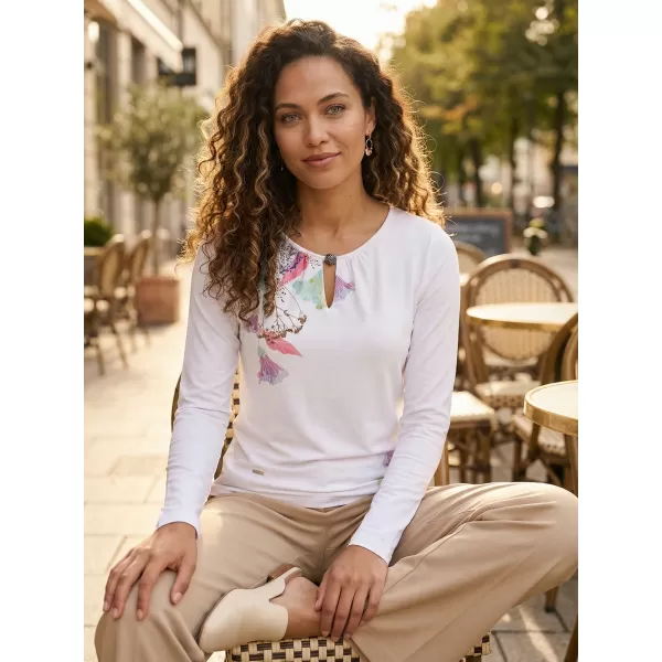  Damen-T-Shirt ALTISPORT GLADYS WEIß 