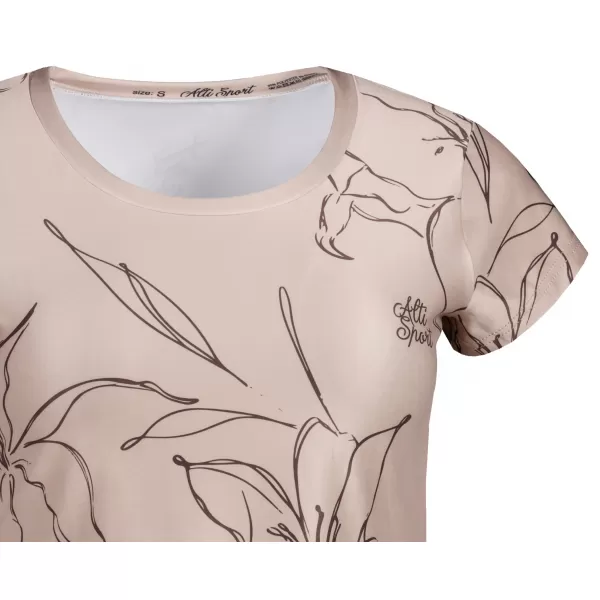  Damen Freizeitshirt Premium ALTISPORT VOJ/ALW100TR06 BRAUN 