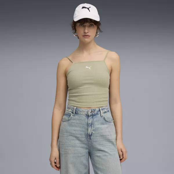  Tanktop PUMA WARDROBE ESS RIBBED TANK TOP 62977182 LUX-ARMEE 