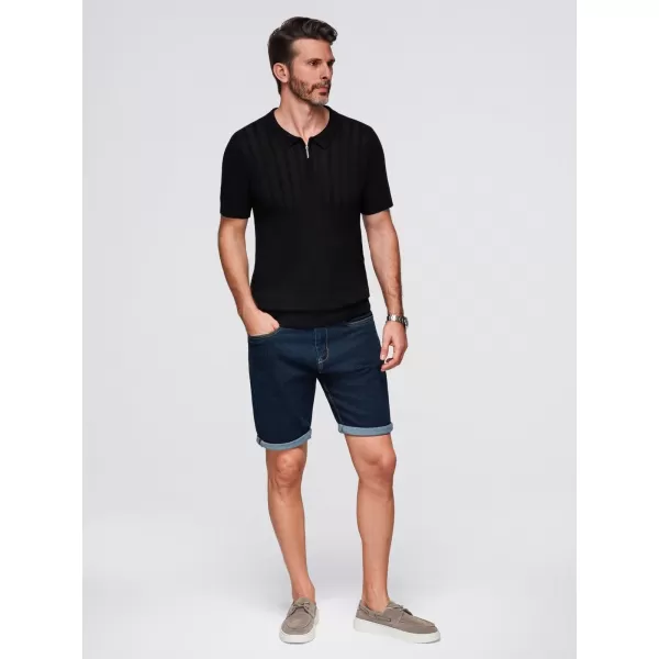  Herren t -Shirt OMBRE OM-POSS-0158 SCHWARZ 