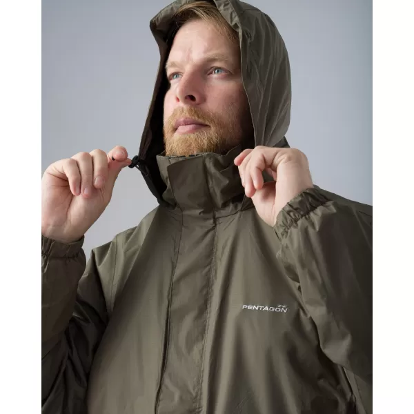  Jacke PENTAGON ATLANTIC V2.0 RAIN JACKET K07022 BRAUNGRAU 