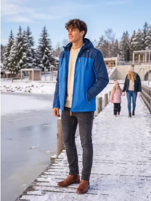 Herren-Winterjacke ALTISPORT NEROM BLAU