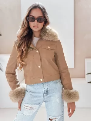 Damenjacke DSTREET TY5139 KARAMELL