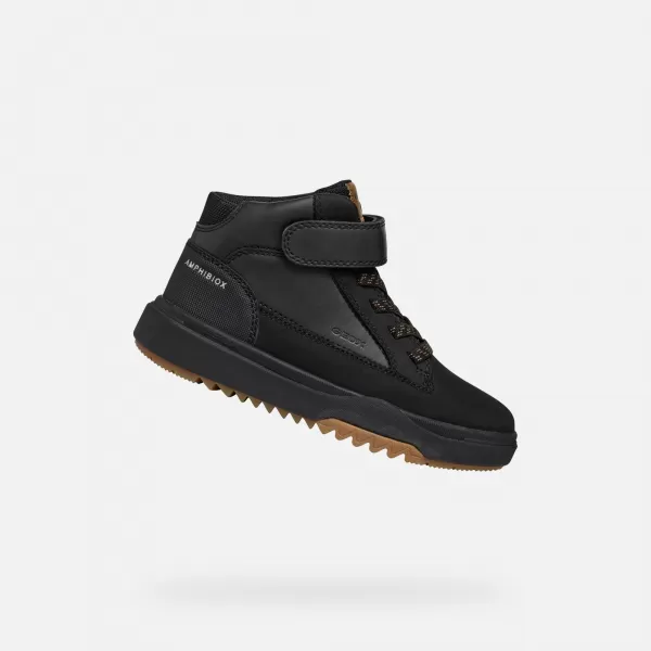  Stiefeletten für Jungen GEOX BUNSHEE B ABX SCHWARZ 