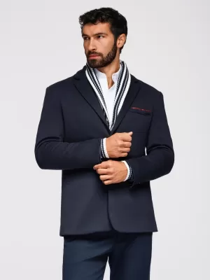 Jacke OMBRE OM-BLZB-0100 MARINEBLAU