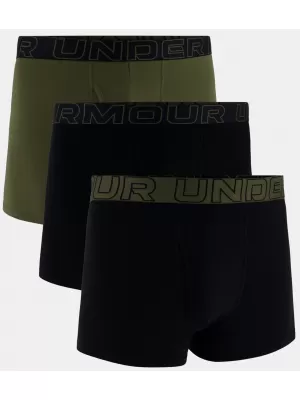 Herren-Boxershorts UNDER ARMOUR M UA PERF COTTON (3KS) 1383891-005 SCHWARZ MIT MARINEBLAU VON