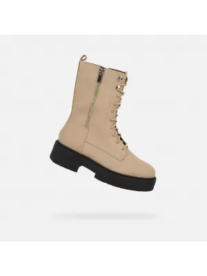 Damen-Stiefeletten GEOX SPHERICA EC7 G015003 BEIGE
