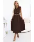 Kleid NUMOCO 596-4 SCHOKOLADE