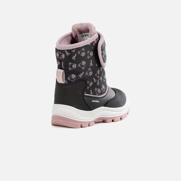  Stiefeletten für Mädchen GEOX FLANFIL ABX G008905 SCHWARZ 