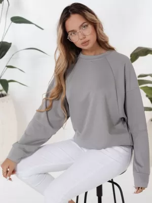 Damen Sweatshirt DSTREET BY1295 DUNKELGRAU