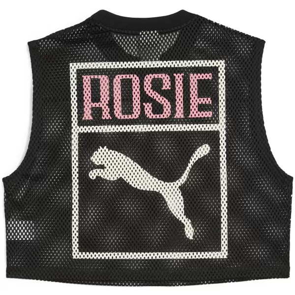  Tanktop PUMA X ROSÉ RELAXED MESH TOP 63380401 PUMA SCHWARZ 